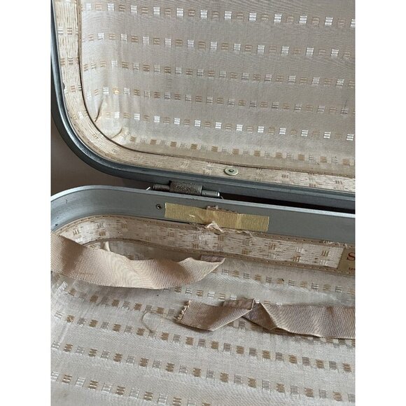 Samsonite Vintage 1960s Red Hard Shell Handheld Carry-on Luggage - Picture 14 of 16